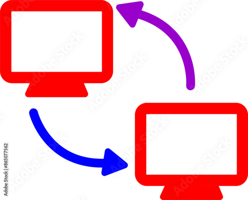 Synchronization Vector Icon