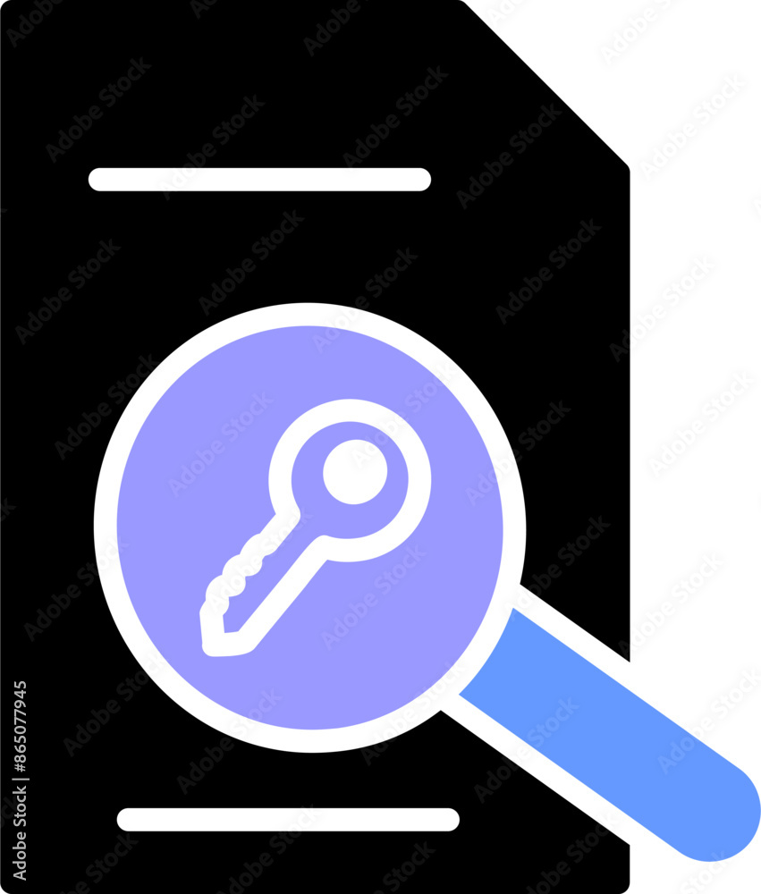 Keywording Vector Icon Keywording Vector Icon