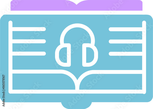 Audio Book Vector Icon