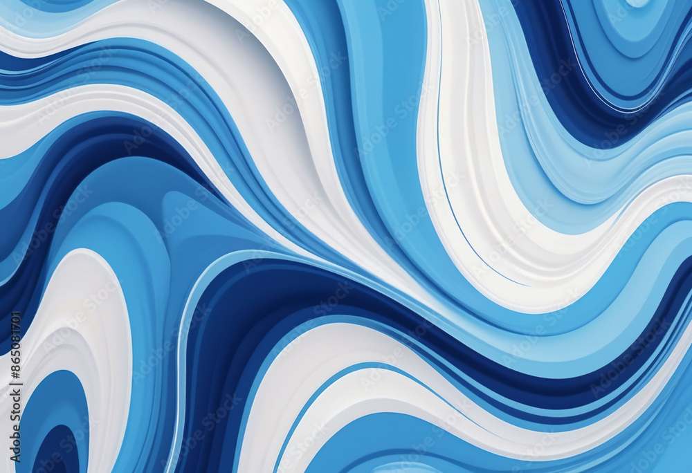 Abstract Blue and White Wavy Background, vibrant colors, ideal for modern and artistic creations Abstract Blue and White Wavy Background, vibrant colors, ideal for modern and artistic creations
