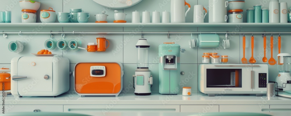 Retro-Futuristic Zero-Waste Kitchen of Tomorrow: Smart Appliances for Sustainable Living Retro-Futuristic Zero-Waste Kitchen of Tomorrow: Smart Appliances for Sustainable Living