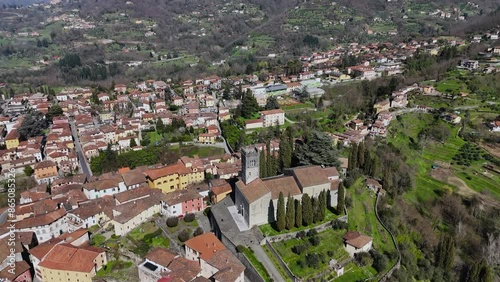 Barga Duomo Drone Footage photo