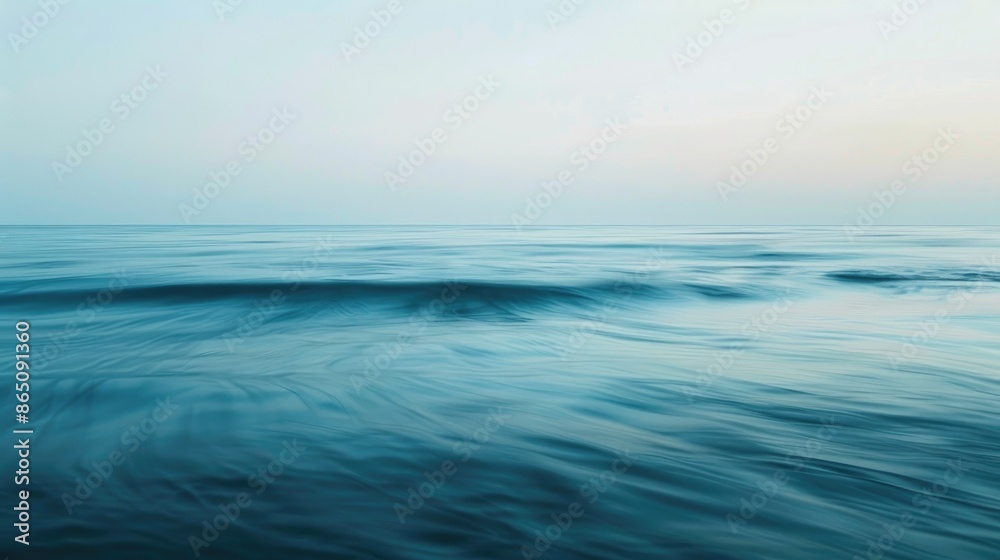 Fototapeta premium Seascape Captured with Extended Exposure