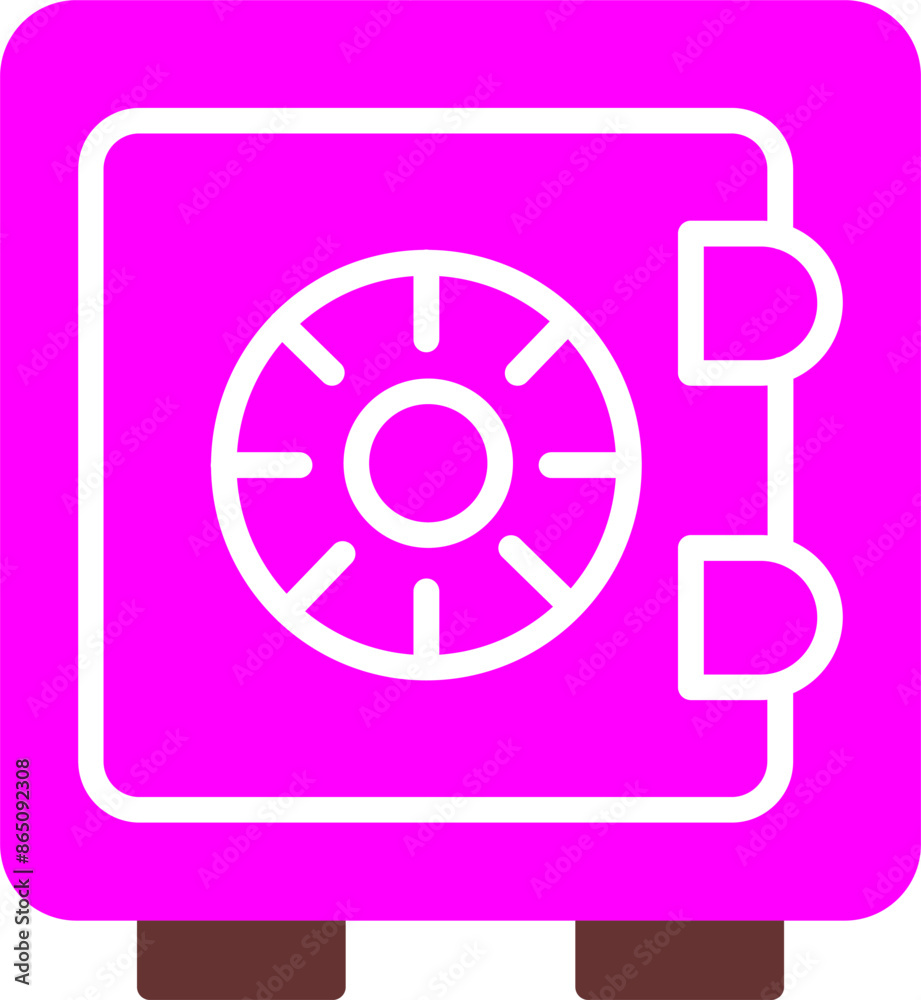 Safe Vector Icon Safe Vector Icon