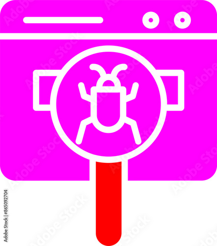 Web Bug Vector Icon