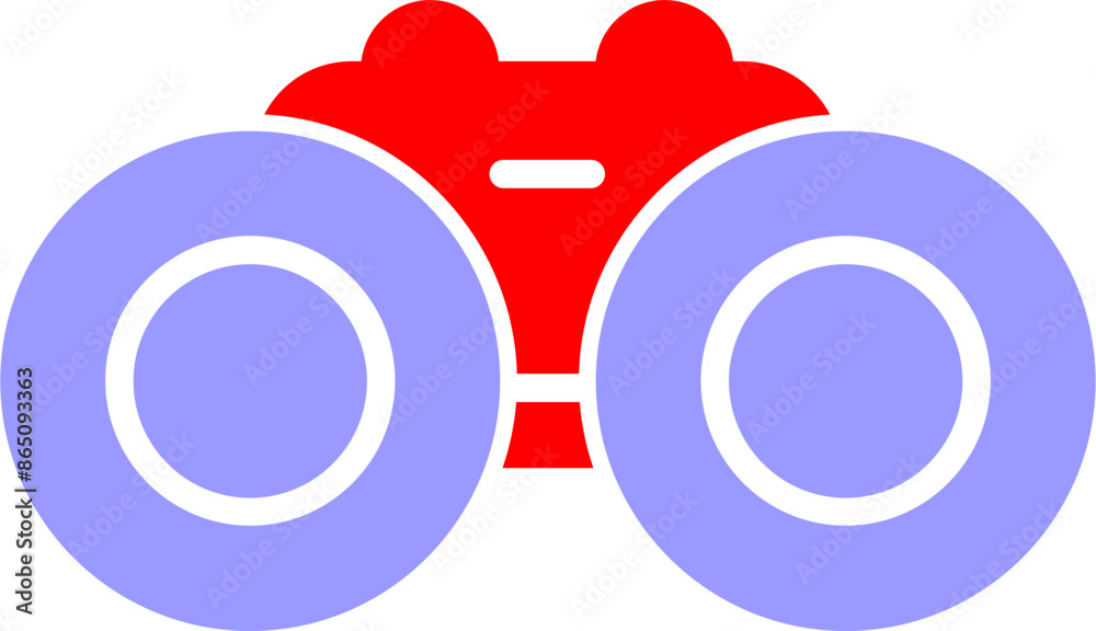 Binocular Vector Icon