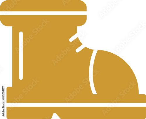 Ski Boots Vector Icon