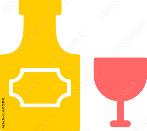 Bottle of Rum Vector Icon
