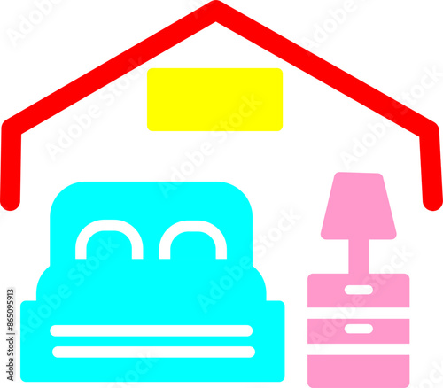 Bedroom Vector Icon
