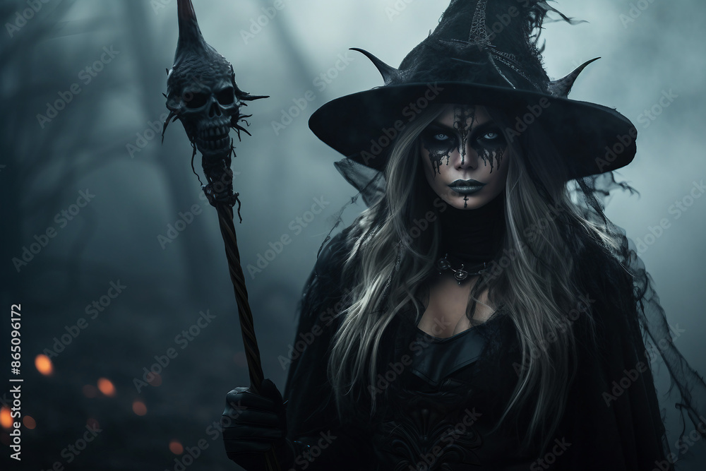 AI generated picture of a mysterious woman standing in a graveyard at night AI generated picture of a mysterious woman standing in a graveyard at night
