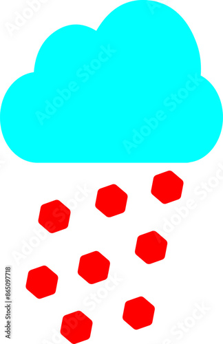 Hail Vector Icon