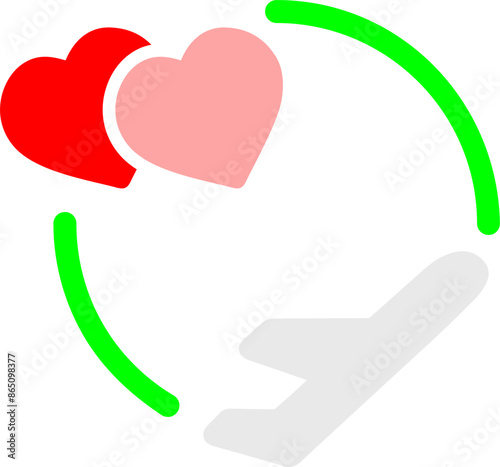 Honeymoon Vector Icon