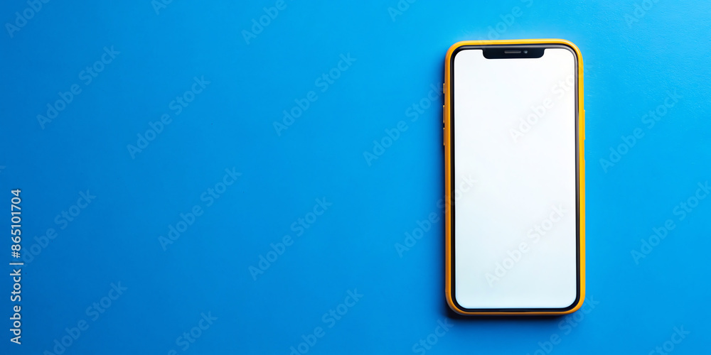 phone with blue background phone with blue background