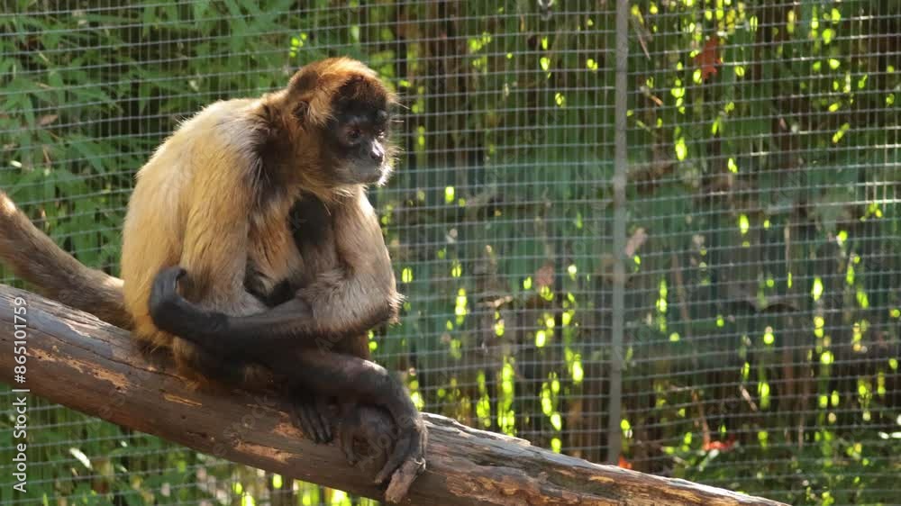 Spider Monkey in Melbourne Habitat