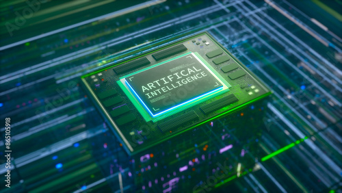 Abstract Concept of Artificial Intelligence