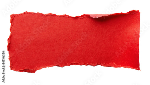 Wallpaper Mural red  ripped torn paper edges isolated Torontodigital.ca