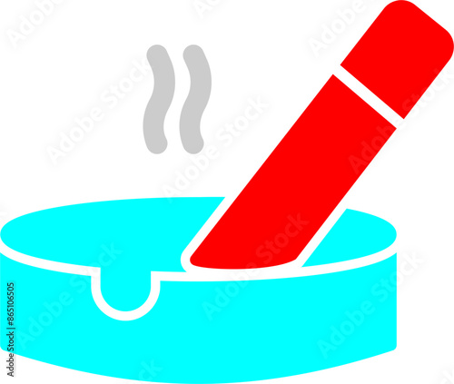 Ashtray Vector Icon
