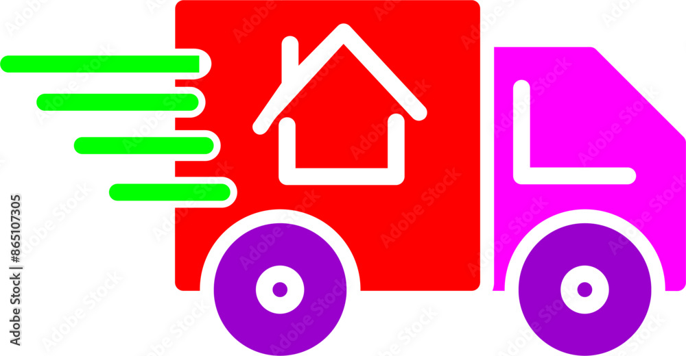 Obraz premium Delivery Vector Icon