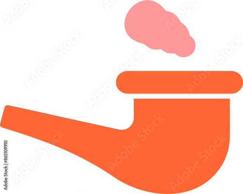 Smoke Pipe Vector Icon