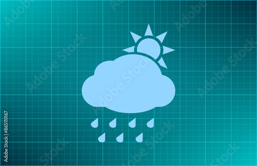 Vector illustration blue background