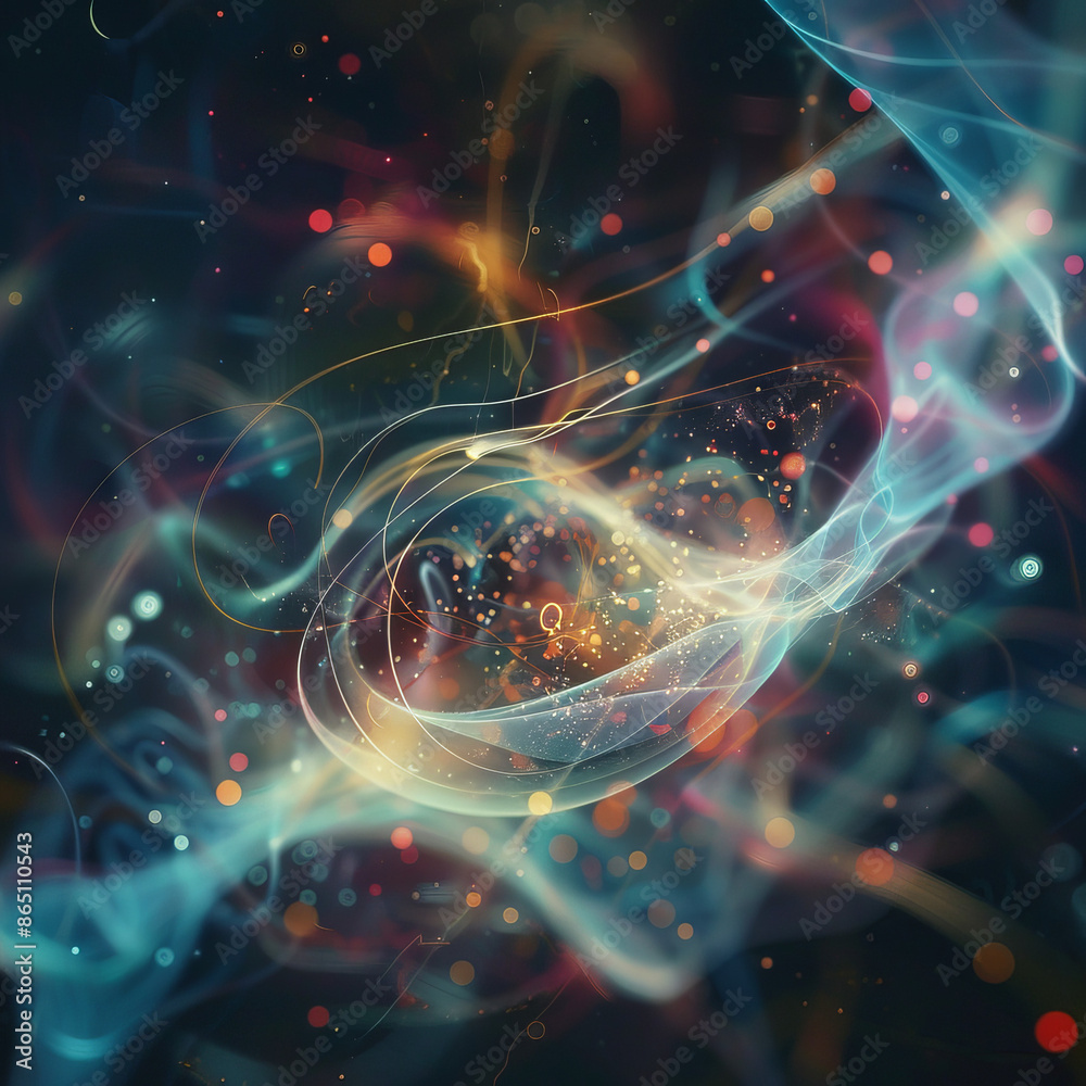 Visualize subtle fluctuations in energy and virtual particles popping ...