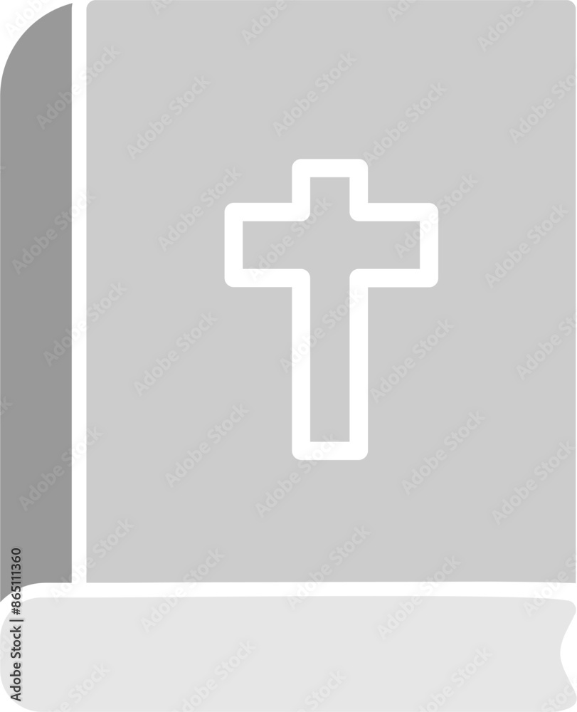 Fototapeta premium Religious Book Vector Icon
