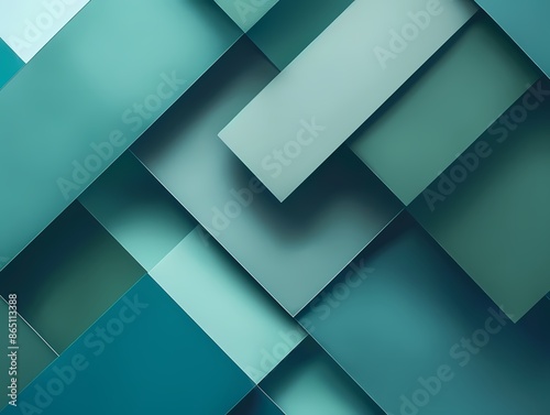 Modern Minimal Abstract Background In Cool Blues And Greens