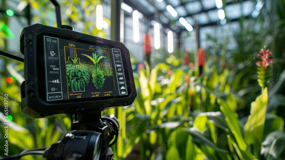 TechSavvy Bot Futuristic Field Scout Analyzing Plant Growth Trends for Precision Agriculture TechSavvy Bot Futuristic Field Scout Analyzing Plant Growth Trends for Precision Agriculture