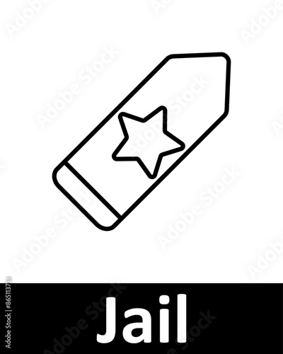 Jail icons set. Document, bat, star, tag, cell, TV, chart, badge, alarm, suitcase, grid. Line icons on beige background Free Download Jail icons set. Document, bat, star, tag, cell, TV, chart, badge, alarm, suitcase, grid. Line icons on beige background - GFXLoad
