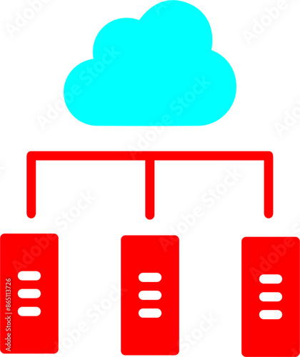 Digital Library Vector Icon