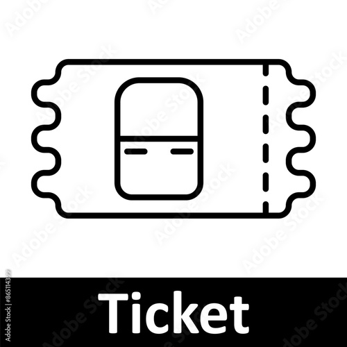 Event and ticketing line icons set. Tickets, 3D glasses, profile, heart, blank ticket, admission, VR ticket, barcode, sports, music. Entertainment, event planning, admission concept