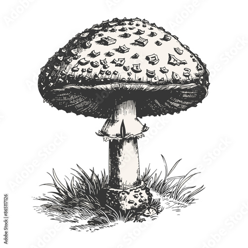 vintage engraved illustration 