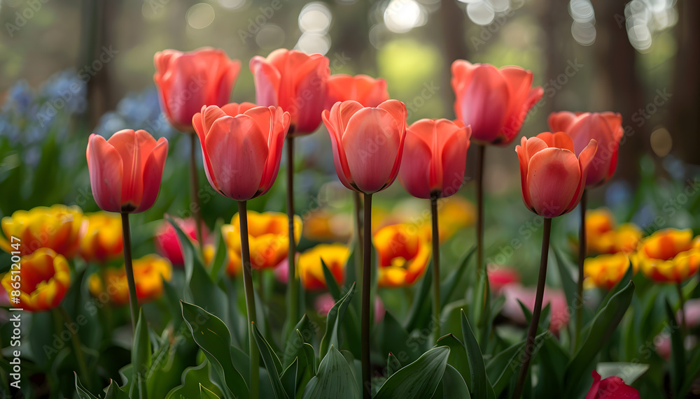 Obraz premium flowers background