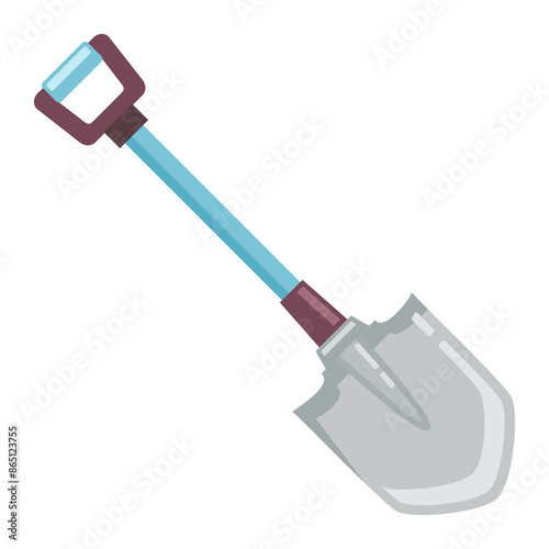 Shovel isolated on white background