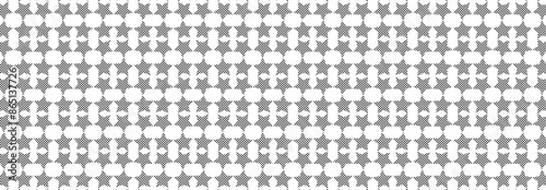 stars and dots Illustration, vector, Geometry, pattern, geometric, overlapping, orderly arrangement background, black and white, banner, website. 