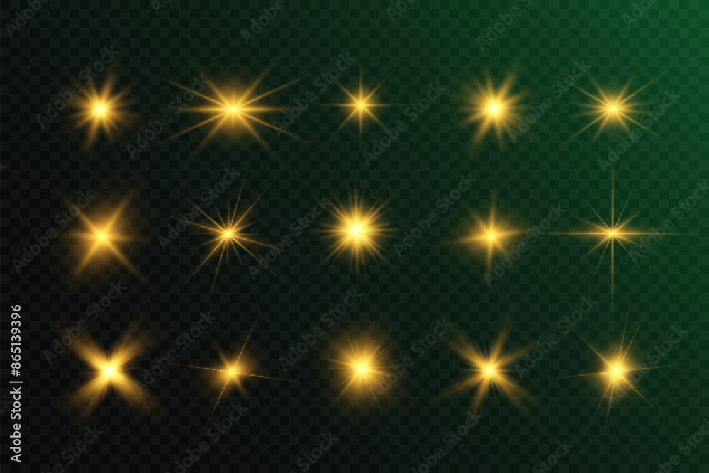 Spark of light.The star flashes brightly.Set of glowing effects.
Spark of light.The star flashes brightly.Set of glowing effects.