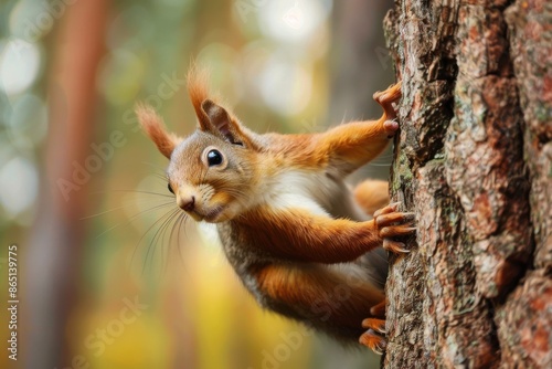 Tree-Climbing Squirrel