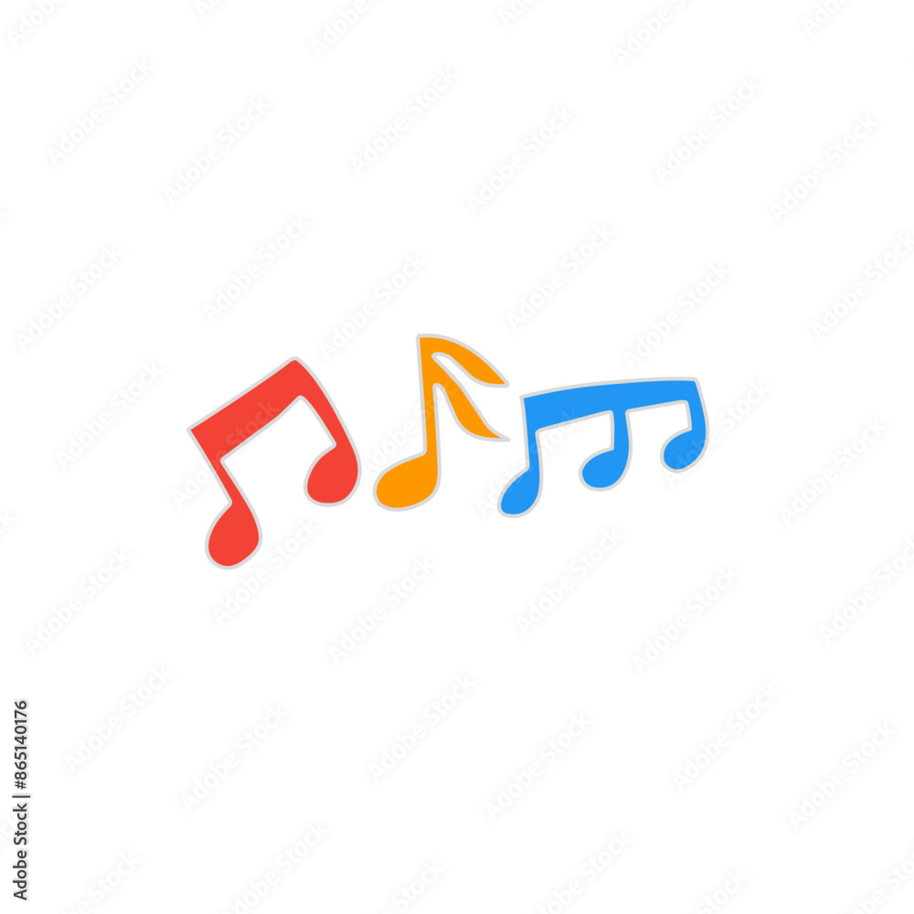 music note doodle element music note doodle element