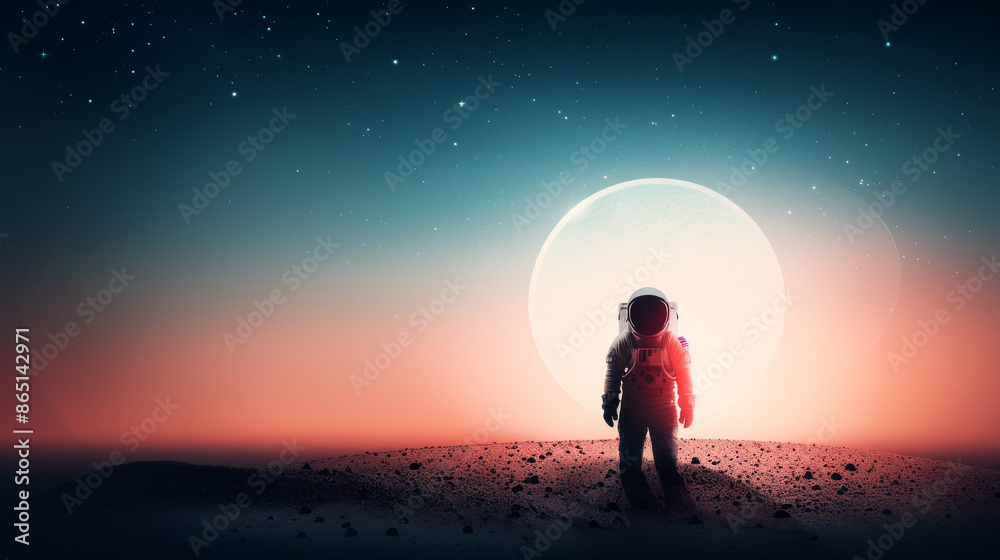 Astronaut Adrift in the Starry Cosmos Astronaut Adrift in the Starry Cosmos