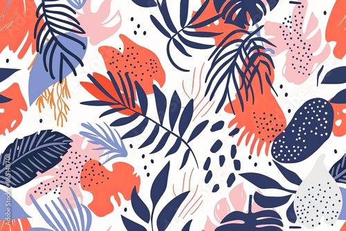 Obraz na płótnie abstract pattern, vector illustration w salonie