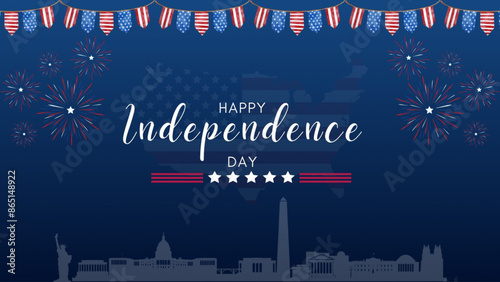 Happy independence day United States of America, 4th of July