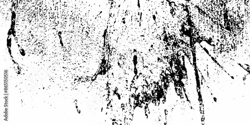 Abstract white and black texture of a grunge concrete wall with cracks and scratches background. .Seamless vector gray concrete texture. Dust overlay distress grungy effect paint. 