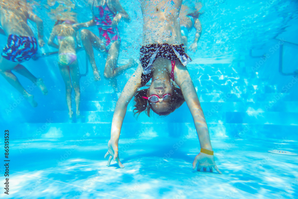 girls swimming in pool
