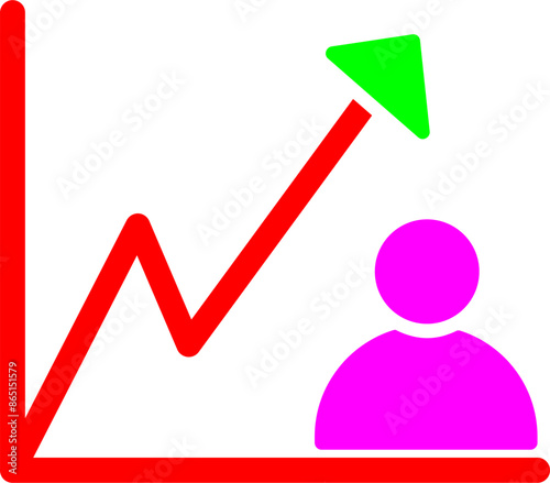 Business Growth Vector Icon