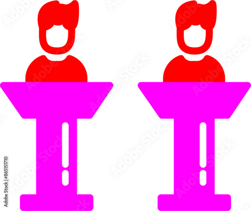 Debate Vector Icon