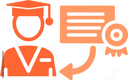 Receiving Degree Vector Icon