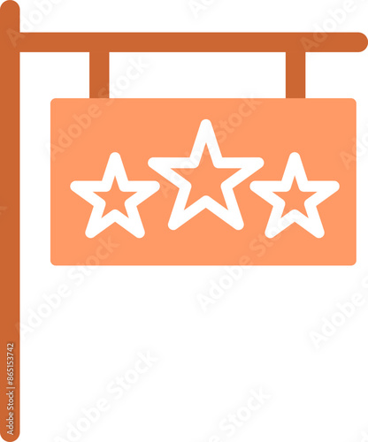 Hotel Sign Vector Icon