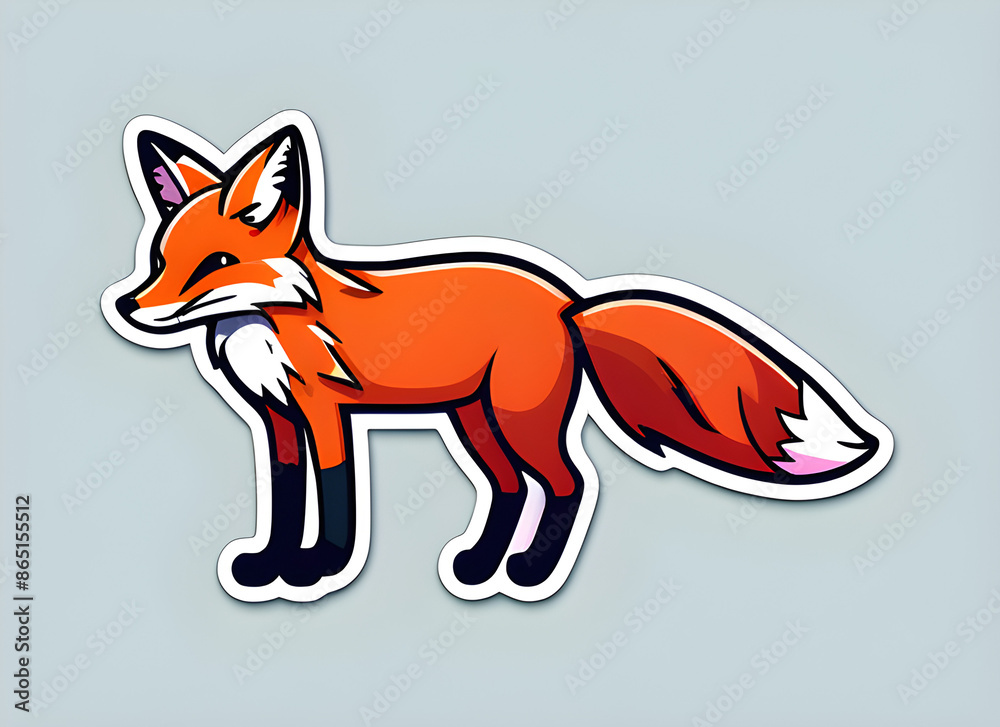 Obraz premium 붉은여우 generative ai