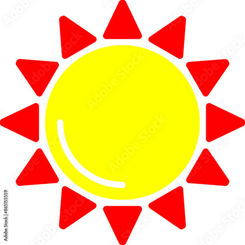 Free Download Sun Vector Icon - GFXLoad
