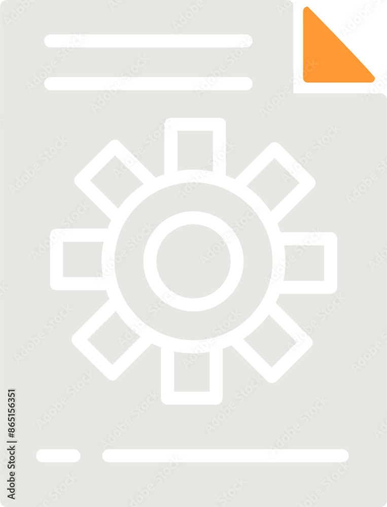 Content Management Vector Icon
